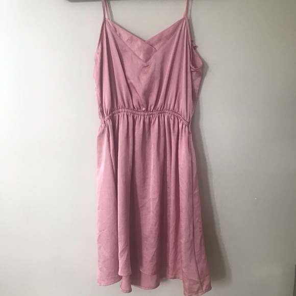 Dusty Rose Pink Spaghetti Strap Dress size M - Picture 2 of 6
